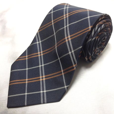 サンタバーバラ ポロ&ラケットクラブ SANTA BARBARA POLO＆RACQUET CLUB 微光沢 ネクタイ チェック柄 Q-009217