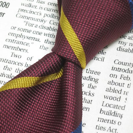バーバリー Burberry 美品 微光沢 ネクタイ イタリア製 シルク100% 斜めストライプ レジメンタル ブランドマーク ミックス L-005446