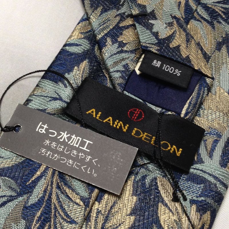 アランドロン Alain Delon 美品 新品未使用タグ付 微光沢