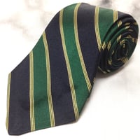 ブルックスブラザーズ BROOKS BROTHERS 微光沢 ネクタイ 斜めストライプ レジメンタル 濃紺系 ネイビー系 W-009415
