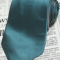 ダーバン DURBAN 微光沢 ネクタイ 日本製 シルク100% 切替 無地 グレー系 緑系 グリーン系 J-005190
