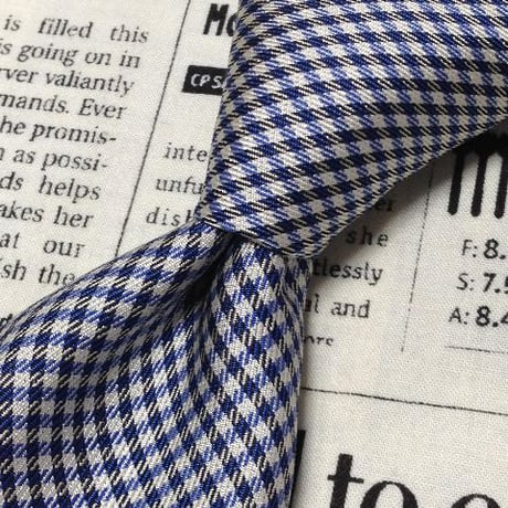 ラルフローレン RALPH LAUREN 菱屋 良品 微光沢 ネクタイ シルク100% チェック柄 ミックス Z-006272