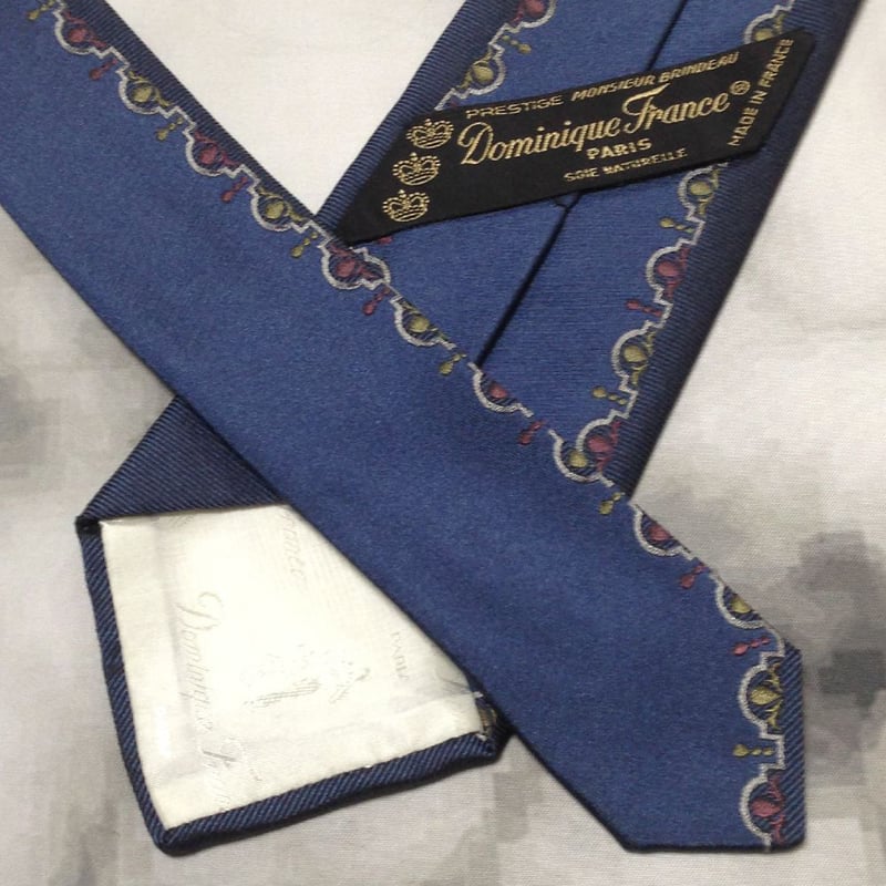 ドミニクフランス Dominique France 美品 微光沢 ネクタイ ドミニクフランス Dominique France 美品 微光沢 ネクタイ
