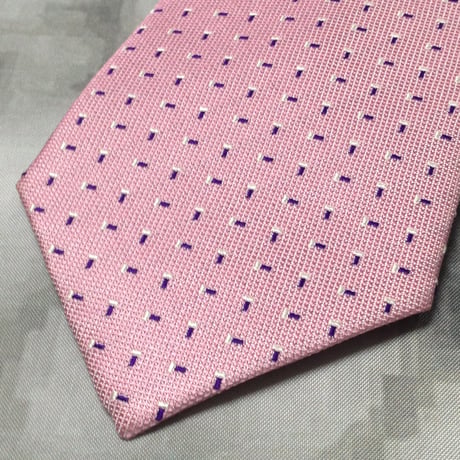 ピエールカルダン pierre cardin 美品 未使用品 微光沢 ネクタイ シルク100% パターン柄 ミックス V-008057