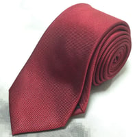 パーソンズフォーメン PERSON'S FOR MEN 微光沢 ネクタイ シルク100% ワインレッド系 赤系 V-009366