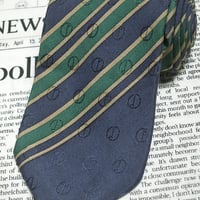 ダンヒル dunhill 良品 ネクタイ イタリア製 シルク100% 斜めストライプ レジメンタル 濃紺系ベース ネイビー K-005318