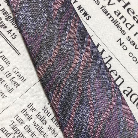イッセイミヤケ im issey miyake 微光沢 ネクタイ 日本製 シルク100% 総柄 ミックス E-006620