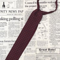 ジェイプレス J.PRESS 微光沢 ネクタイ アスコット タイ シルク100% パターン柄 スクエア ミックス Y-006246