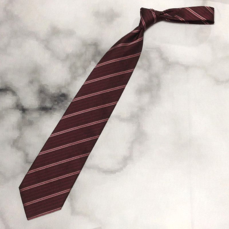 ジョルジオアルマーニ GIORGIO ARMANI 良品 微光沢 ネクタイ 斜め 