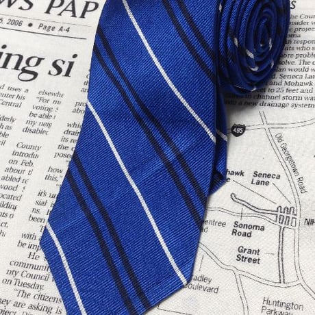 ブルックスブラザーズ BROOKS BROTHERS 良品 微光沢 ネクタイ アメリカ製 シルク100% 斜めストライプ レジメンタル ミックス V-006025