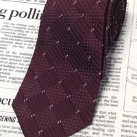 ダナキャランニューヨーク DONNA KARAN NEWYORK DKNY 微光沢 ネクタイ シルク ナイロン プリーツ加工 パターン柄 ミックス V-006041