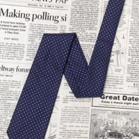 シンプルフレーズクラバット SIMPLE PHRASE CRAVAT 良品 微光沢 ネクタイ ポリエステル100% ドット柄 ミックス V-006051