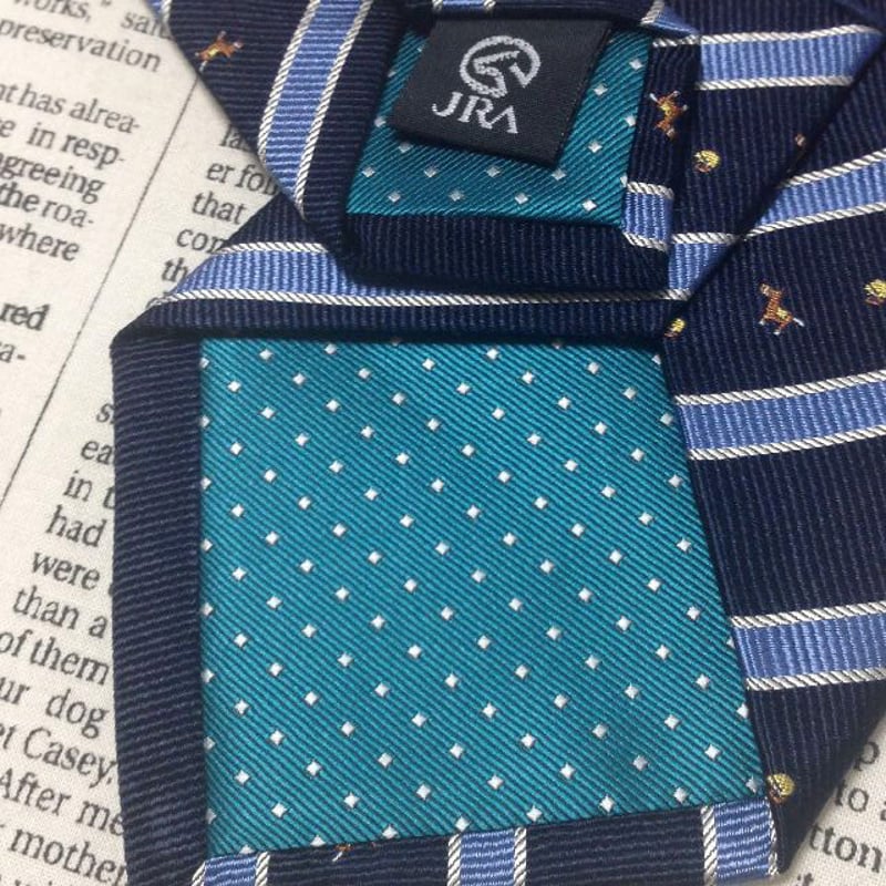 76回 日本ダービー JRA 76th NIPPON DERBY 良品 微光沢 ネクタイ