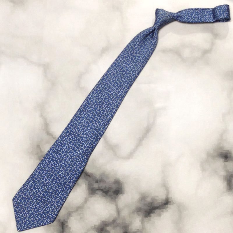 エルメス HERMES クリーニング済 微光沢 ネクタイ フランス製 エルメス HERMES クリーニング済 微光沢 ネクタイ フランス製