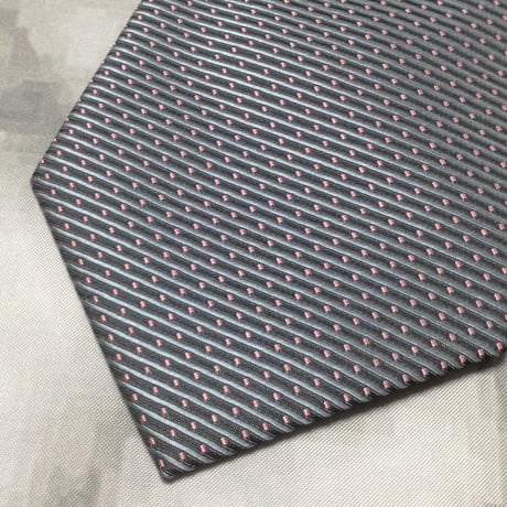 フランボヤン FLAMBOYANT 美品 新品未使用タグ付 微光沢 ネクタイ ポリエステル100% パターン柄 ミックス V-008049
