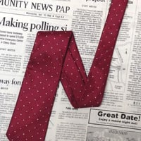 シンプルフレーズクラバット SIMPLE PHRASE CRAVAT 微光沢 ネクタイ シルク ポリエステル ドット柄 ミックス V-006045