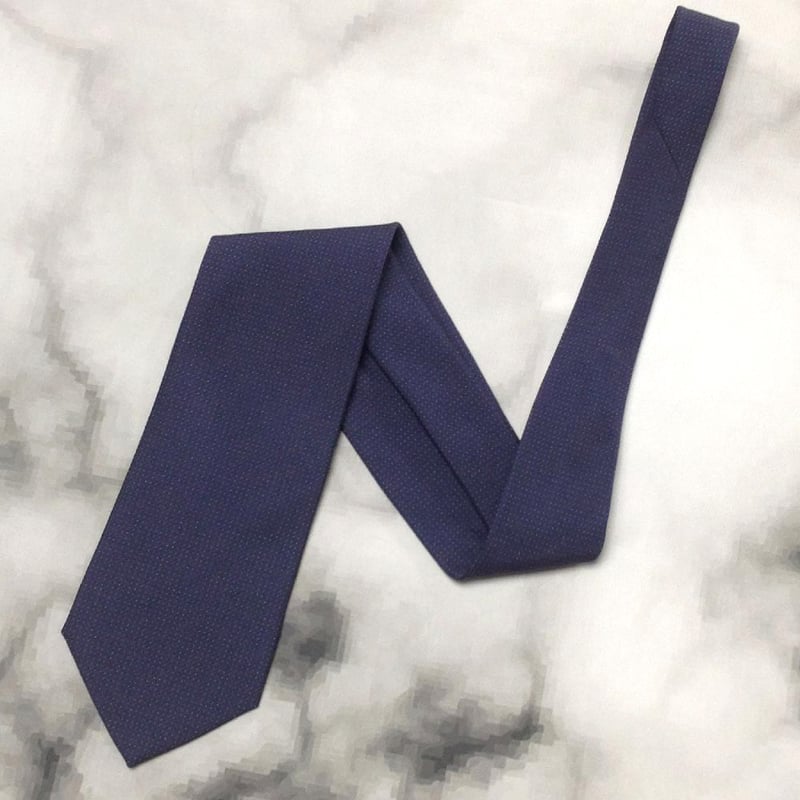 ドナートヴィンチ Donato Vinci 微光沢 ネクタイ シルク100% ドット柄