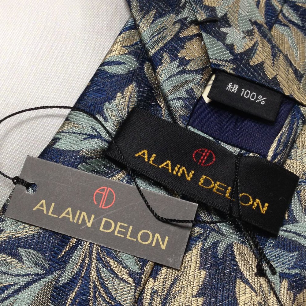 アランドロン Alain Delon 美品 新品未使用タグ付 微光沢