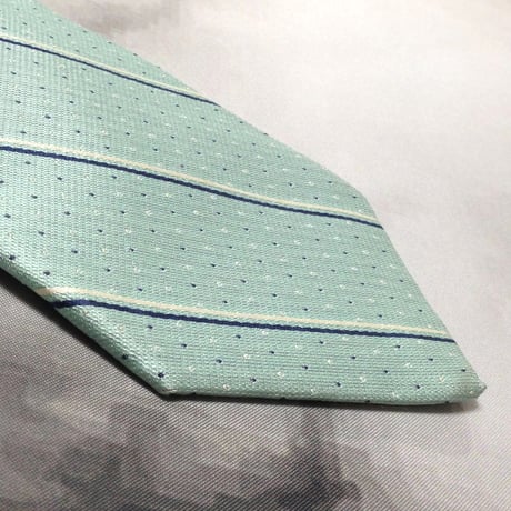 チャップス CHAPS 良品 微光沢 ネクタイ 日本製 シルク100% 斜めストライプ レジメンタル ミックス Z-008262