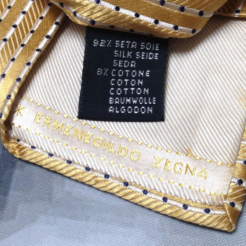 エルメネジルドゼニア Ermenegildo Zegna クリーニング済 微光沢