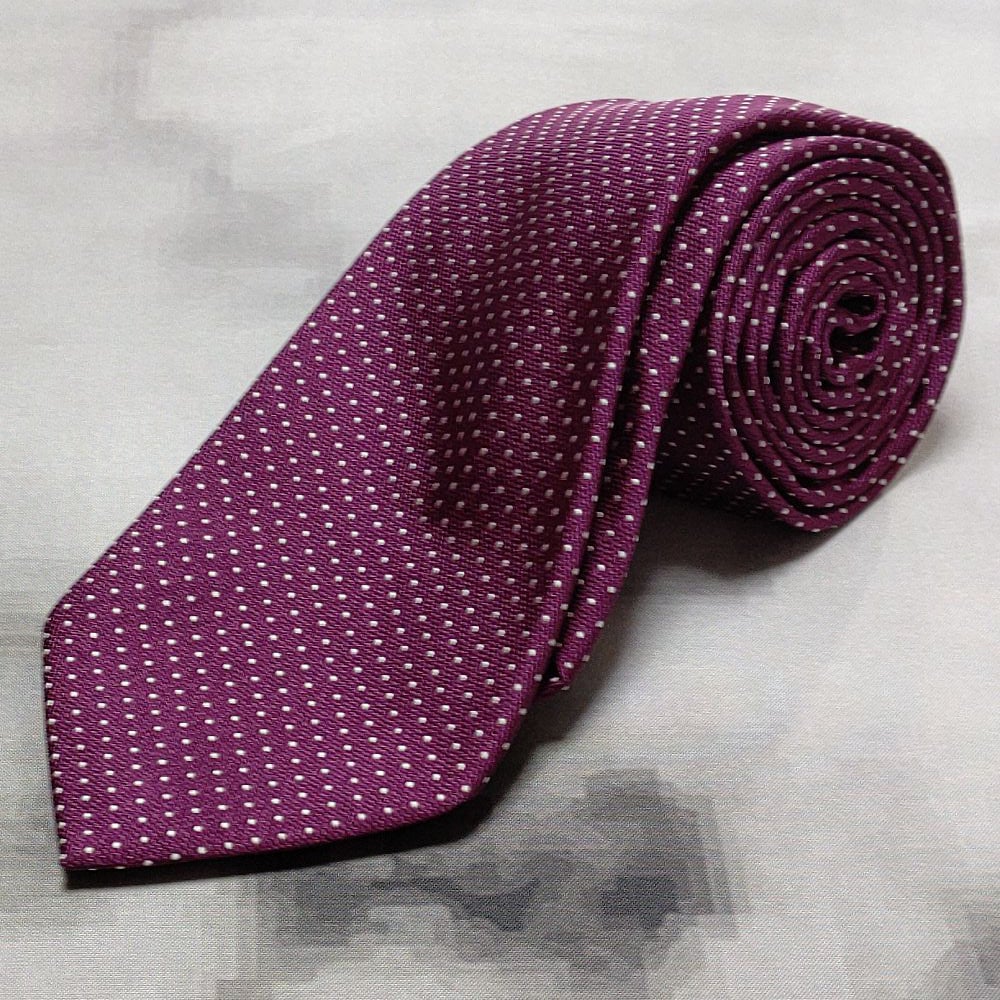 ステファノ ビジ STEFANO BIGI 良品 微光沢 ネクタイ 水玉 ステファノ ビジ STEFANO BIGI 良品 微光沢 ネクタイ シルク100