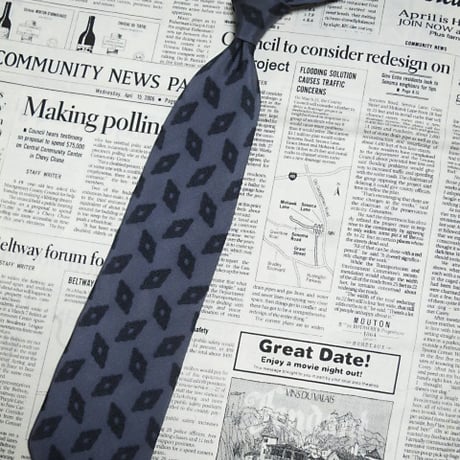 アルマーニ コレツィオーニ Armani Collezioni コレッツィオーニ 微光沢 ネクタイ イタリア製 シルク100% パターン柄 グレー系 H-005007