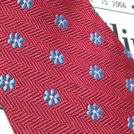 ブルックスブラザーズ BROOKS BROTHERS 346 微光沢 ネクタイ アメリカ製 シルク100% 小花柄 ミックス V-006020