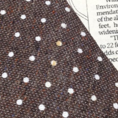 鎌倉シャツ メーカーズシャツ鎌倉 Makers Shirt ネクタイ 日本製 シルク ウール混 ドット柄 ミックス A-006352