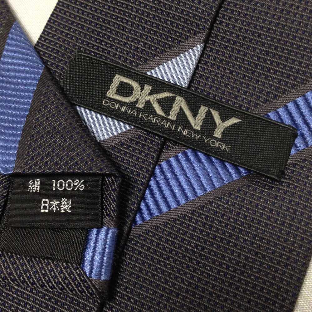 ダナ キャラン ダナキャランニューヨーク DKNY 良品 微光沢 ネクタイ  