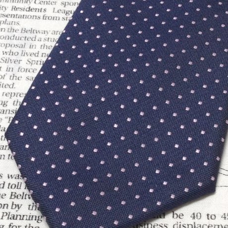 シンプルフレーズクラバット SIMPLE PHRASE CRAVAT 良品 微光沢 ネクタイ ポリエステル100% ドット柄 ミックス V-006051