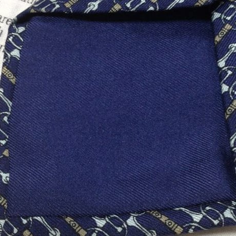 エルメス HERMES 微光沢 ネクタイ フランス製 シルク100% パターン柄 ミックス Z-006249