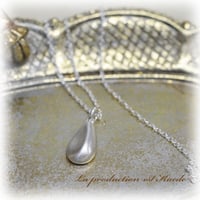 Silver ：しずくのネックレス
