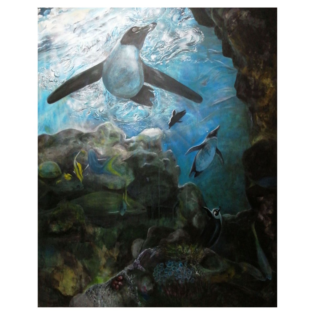 原画】アクアリウム(F100号) | Art Gallery