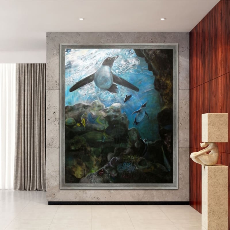 原画】アクアリウム(F100号) | Art Gallery