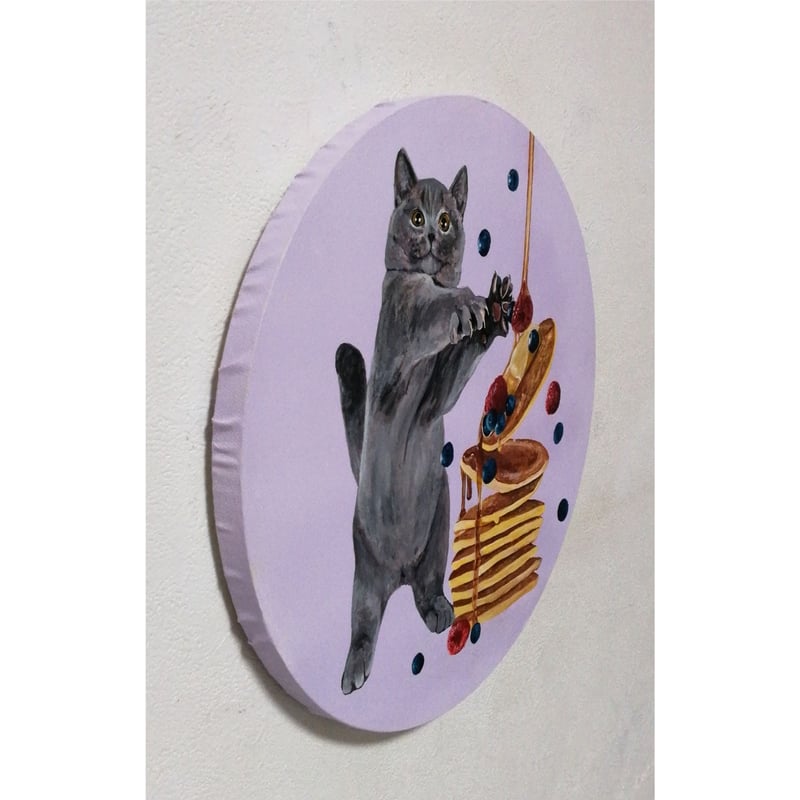 原画】猫とパンケーキ | Art Gallery
