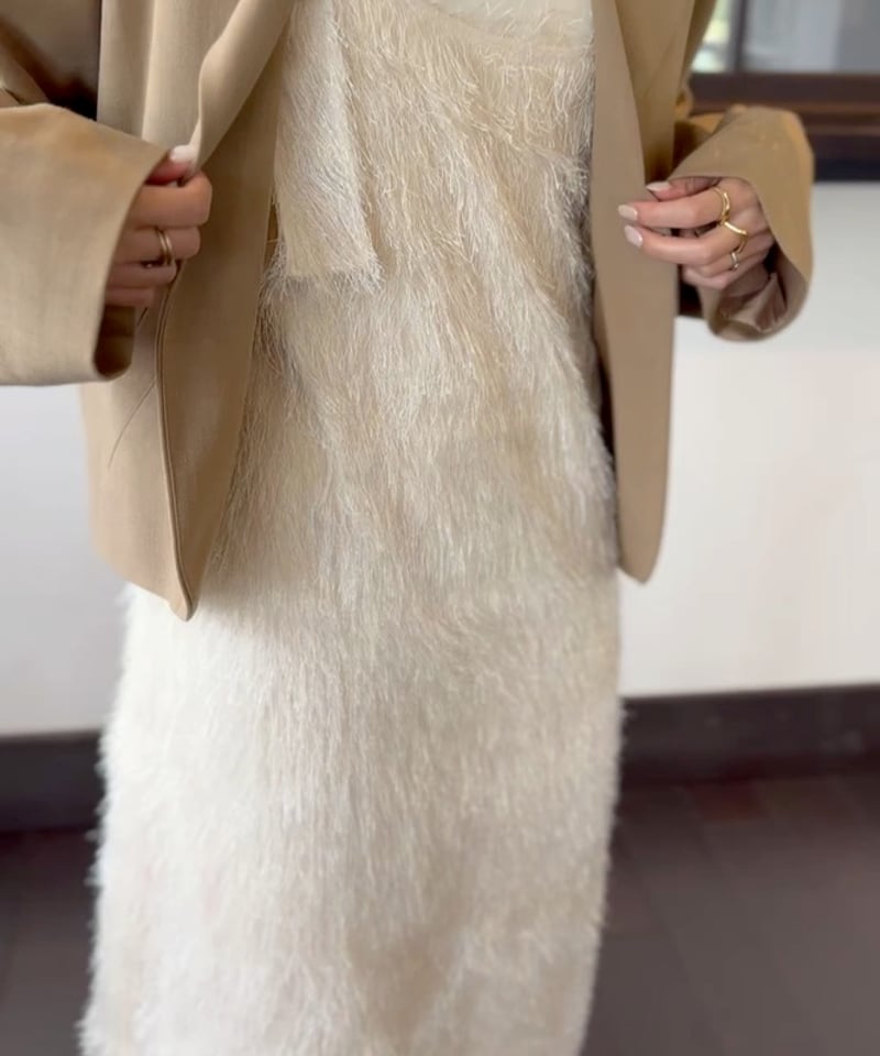 即納】plume shaggy one-piece | mignon 