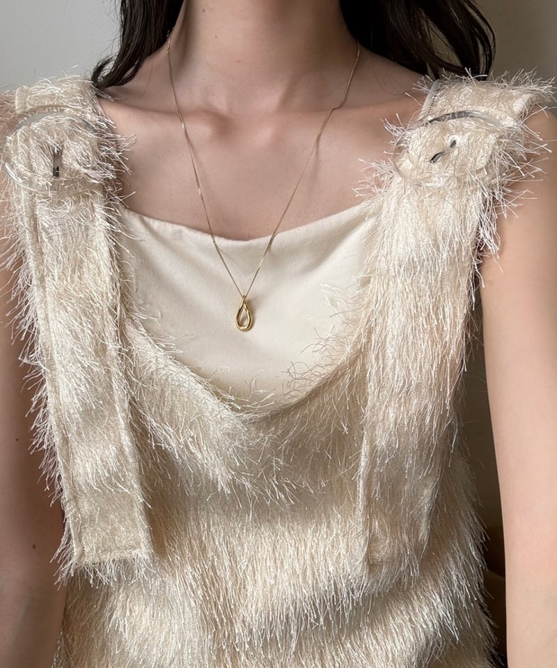 即納】plume shaggy one-piece | mignon 即納】plume shaggy one-piece | mignon