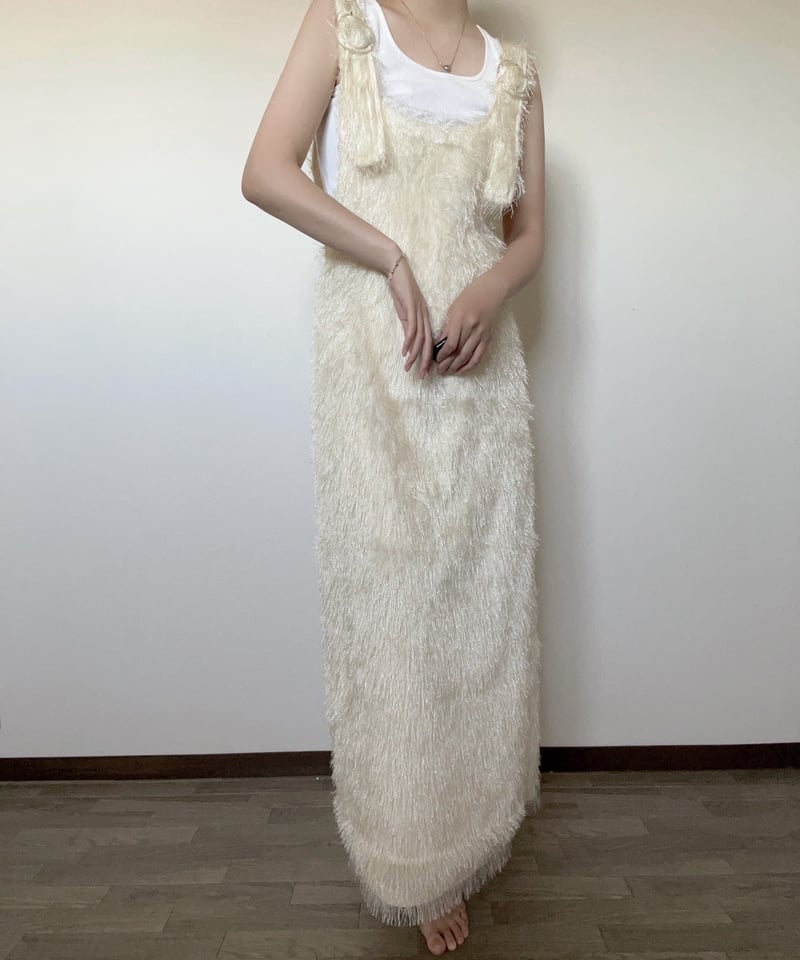 即納】plume shaggy one-piece | mignon 