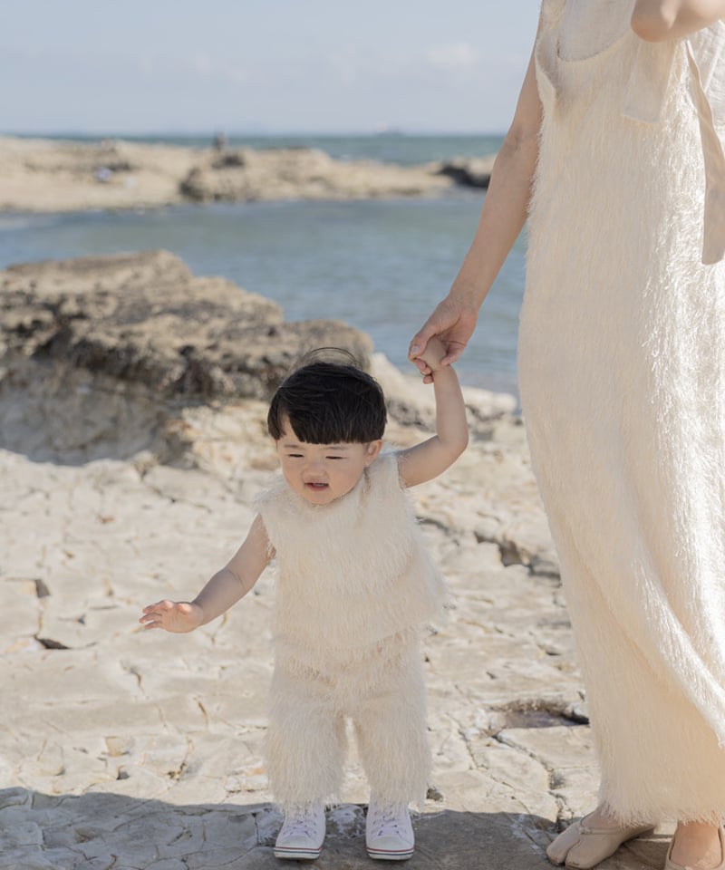 即納】plume shaggy kids pants | mignon