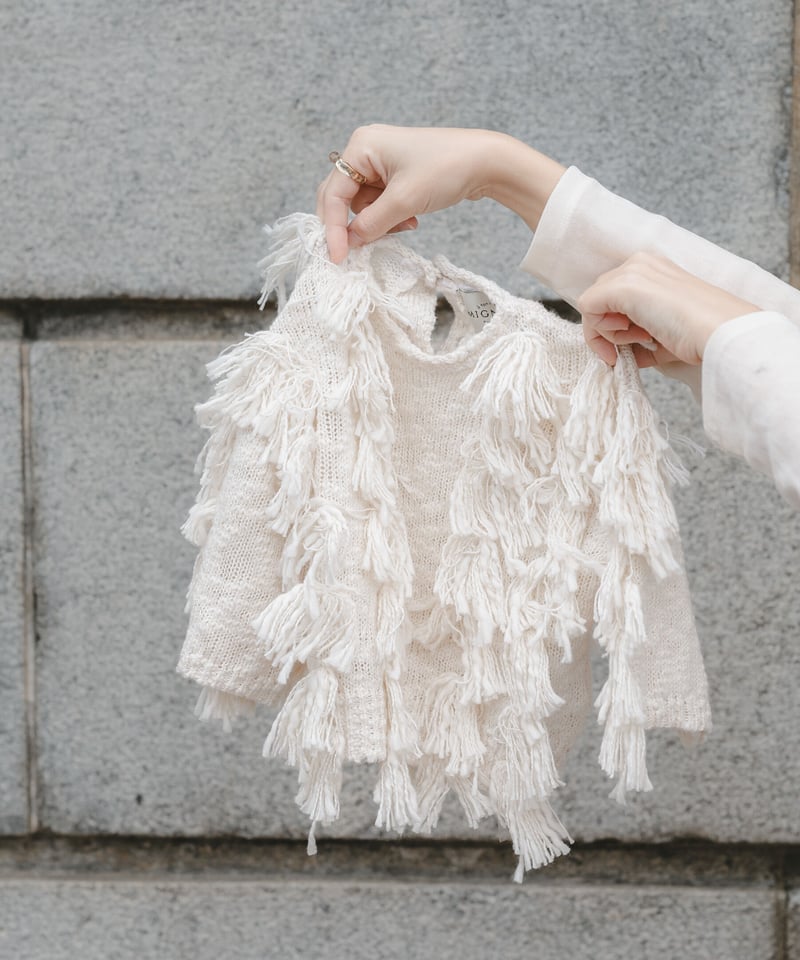 toricot knit cardigan / mignon adultサイズ