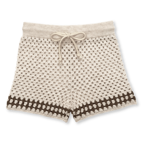 【即納】Hand Crochet Shorts - coconut