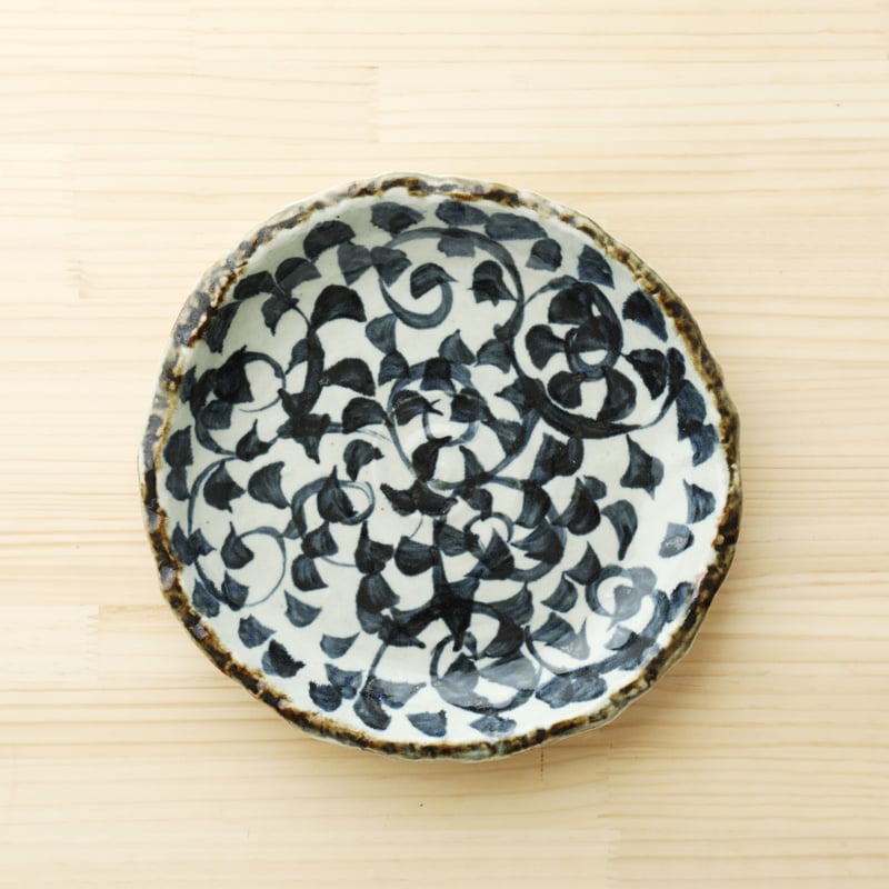 たこからくさ 美濃焼伝統工芸品協同組合 | 染付飯碗 (蛸唐草)