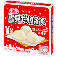✦ロッテ✦ミニ雪見だいふくBOX［30mL ×９個］８箱入