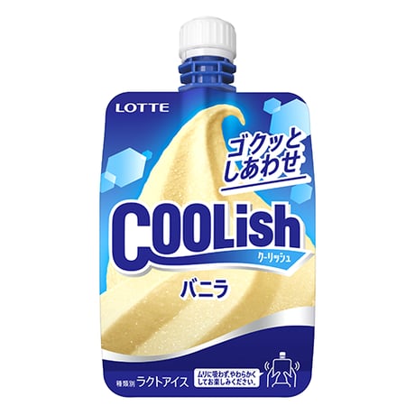 ✦ロッテ✦クーリッシュ バニラ［140mL ×24個入］