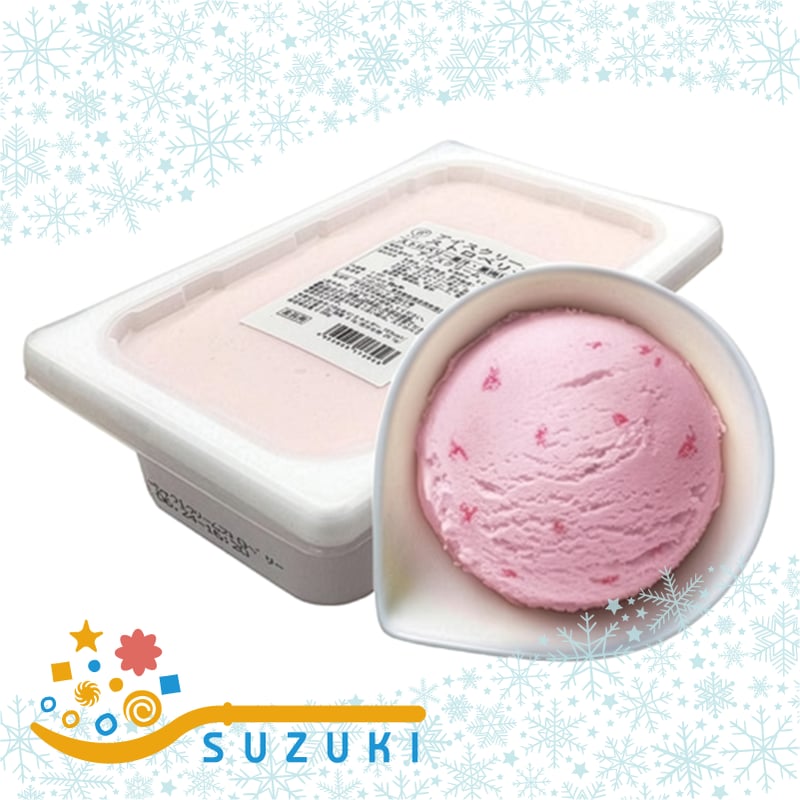 ✦ロッテ✦ベーシック・アイスクリーム・ストロベリー［2L］ | アイス