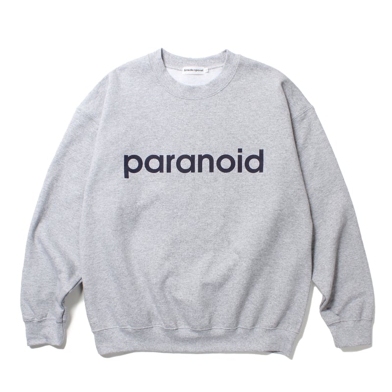 CABARET POVAL> paranoid Crewneck Sweatshirt (S 
