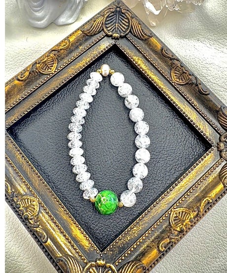 Green Sea Sediment Jasper ×  Crackle Quartz