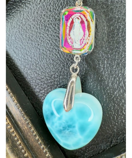 High Quality Ice Heart Larimar × vintage glass（限定１本）