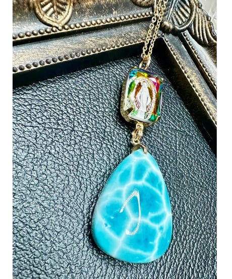 vintage galass × High Quality Ice Larimar (限定１本）