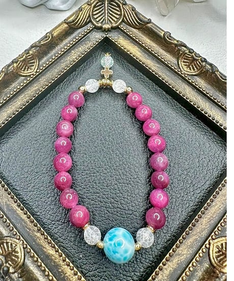 Ruby × High Quality Larimar
